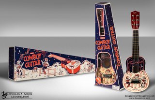 Cowboy Guitar Package Design