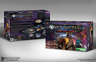OverBattle Game Package Design and Illustration