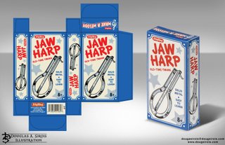 Jaw Harp Package Design & Illustration