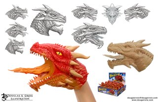 Dragon Hand Puppet Concept & Dev
