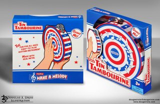 tin Tamborine Package Design & Illustration